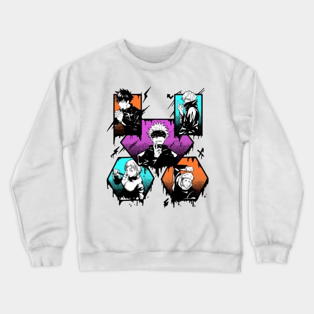 Graffiti by judo wizards Crewneck Sweatshirt by AV Studio